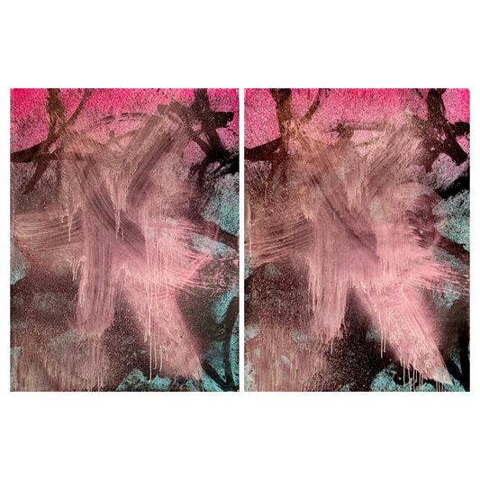 Infinite And Uninfinite (Diptych)