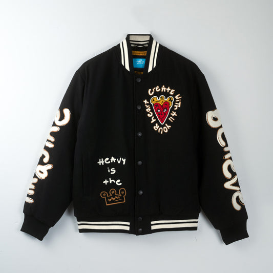 VGA Melton Wool Bomber Jacket