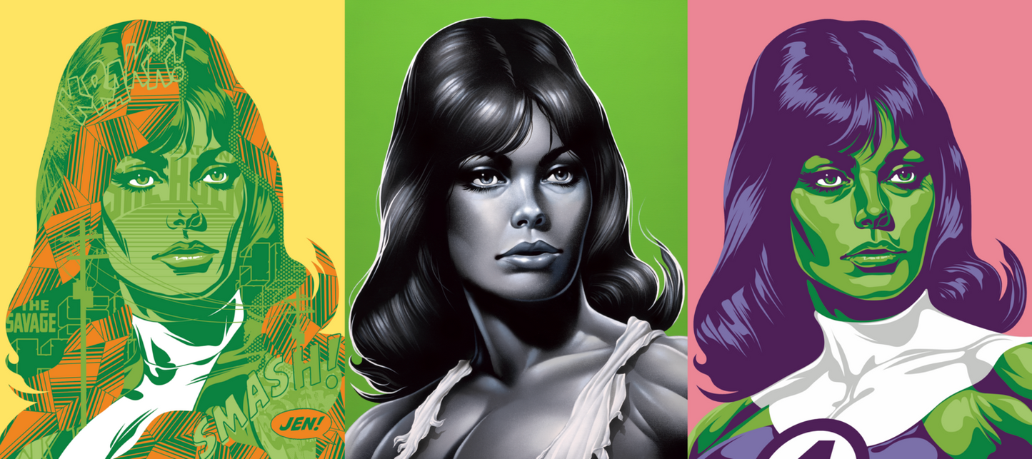 She-Hulk Triptych