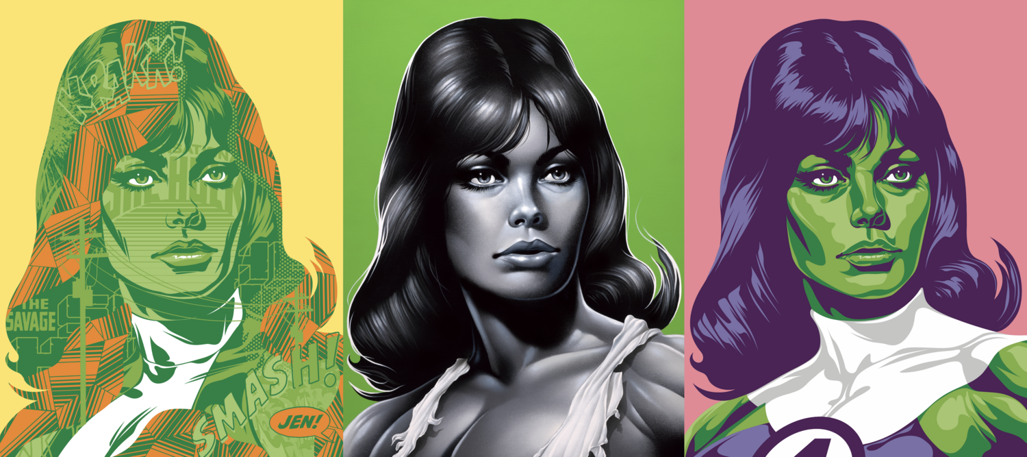 She-Hulk Triptych