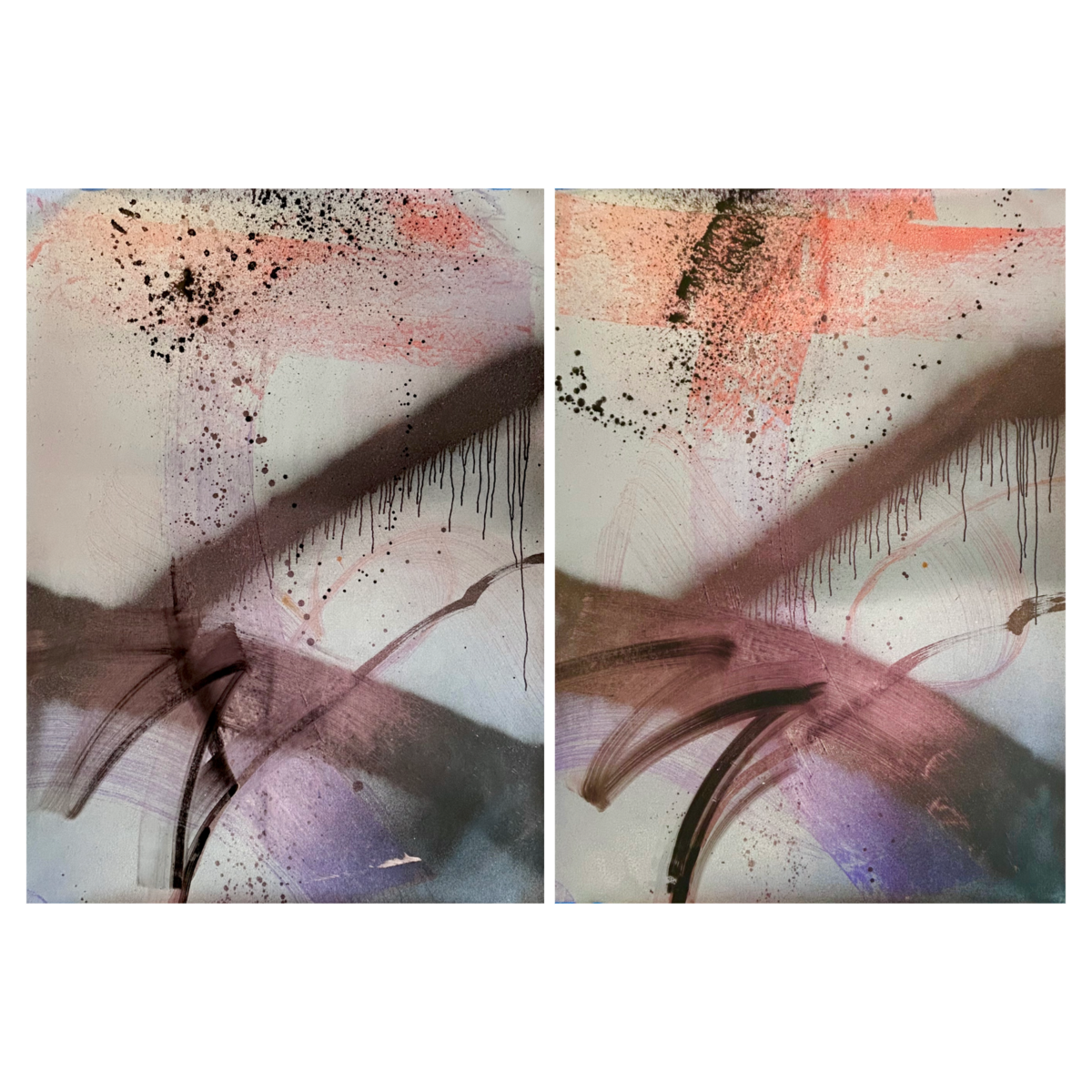 Unending and Unbeginning (Diptych)