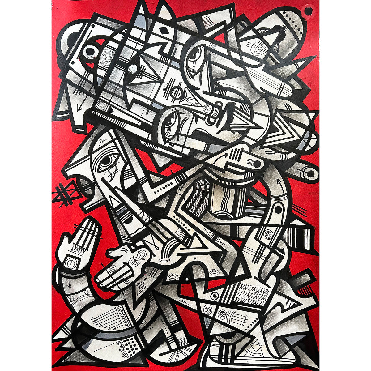 Looking Up at the Super Full Moon