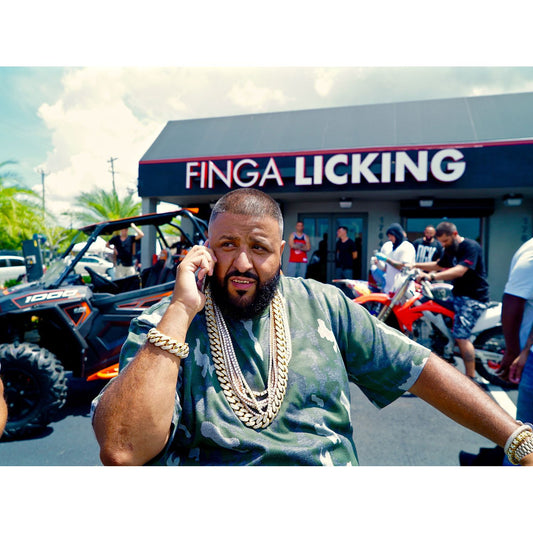 DJ Khaled on set of “Gold Slugs”