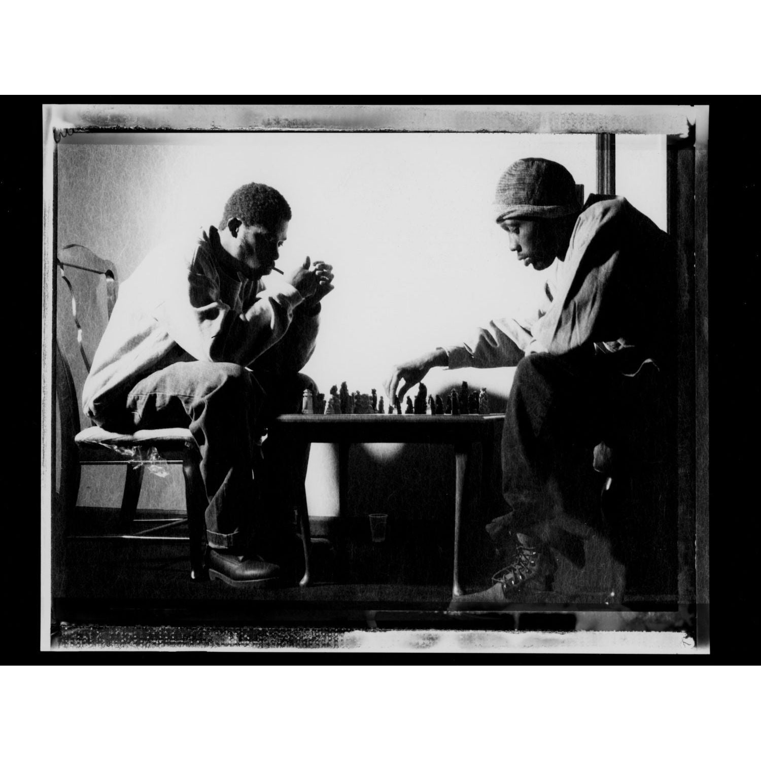Gza and Rza Playing Chess